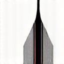 精密さを象徴するミクロスコープまたは完璧なラインのアイコン